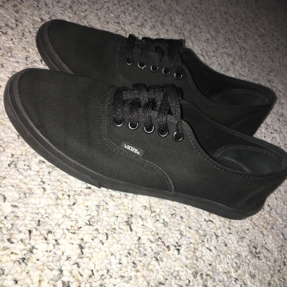 Classic All Black Vans $30